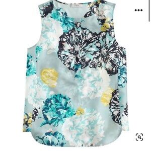 J Crew silk top for going out work a suit or event! Xs 0